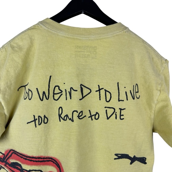 Mens Y2K Division Of Labor Streetwear Artistic Logo Graphic Shirt Size M - Picture 8 of 8